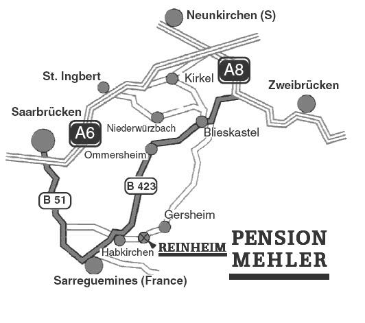Karte Reinheim